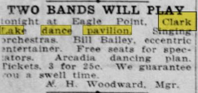 Pleasant View Hotel and Dance Pavillion - Jul 15 1924 Article